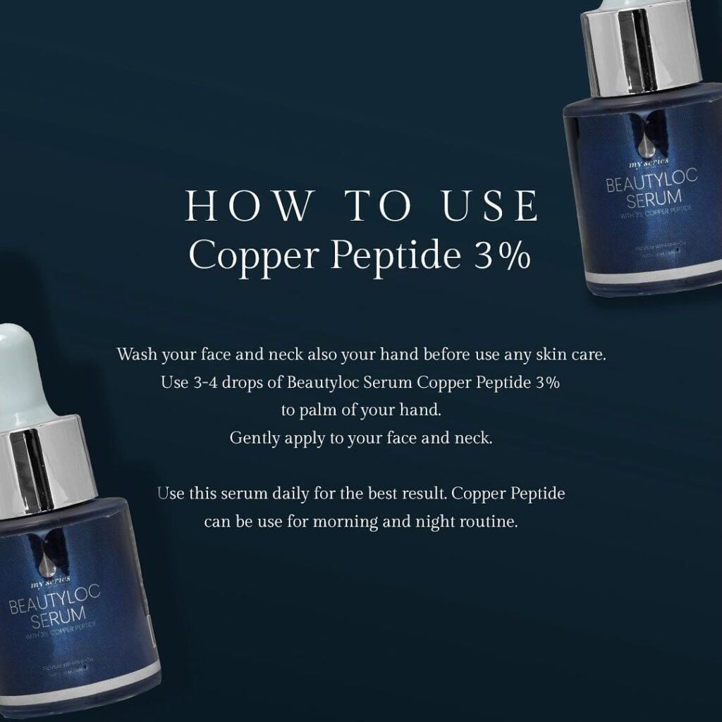 cara menggunakan copper peptide serum