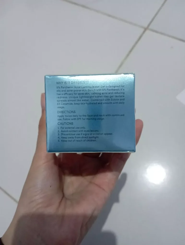 kandungan moisturizer panthenol skintific