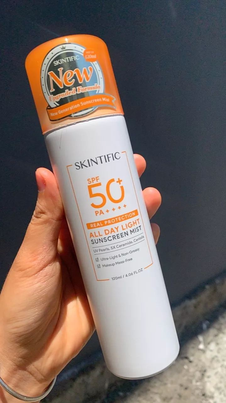 skintific sunscreen mist spry